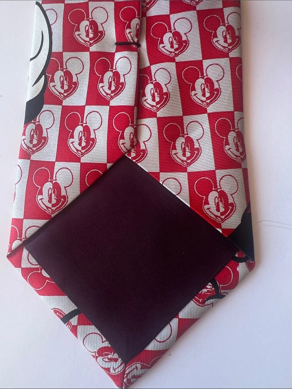 Mickey Mouse Red Novelty Men's Tie